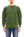 Buzz Rickson's Men's Set-In Crew Neck Sweatshirt, Tubular Body, V-Gusset, 100% Cotton Brushed-Back Fleece, Made in Japan (BR65622 149 Olive)