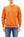 Buzz Rickson's Men's Set-In Crew Neck Sweatshirt, Tubular Body, V-Gusset, 100% Cotton Brushed-Back Fleece, Made in Japan (BR65622 159 Orange)