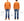 Buzz Rickson's Men's Set-In Crew Neck Sweatshirt, Tubular Body, V-Gusset, 100% Cotton Brushed-Back Fleece, Made in Japan (BR65622 159 Orange)