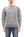 Buzz Rickson's Men's Set-In Crew Neck Sweatshirt, Tubular Body, V-Gusset, 100% Cotton Brushed-Back Fleece, Made in Japan (BR65622 113 Heather Gray)