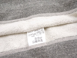 Buzz Rickson's Men's Set-In Crew Neck Sweatshirt, Tubular Body, V-Gusset, 100% Cotton Brushed-Back Fleece, Made in Japan (BR65622 113 Heather Gray)