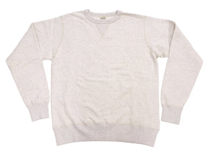 Buzz Rickson's Men's Set-In Crew Neck Sweatshirt, Tubular Body, V-Gusset, 100% Cotton Brushed-Back Fleece, Made in Japan (BR65622 131 Oatmeal)