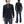 Buzz Rickson Waffle-Knit Thermal Henley T-Shirt Men's Long Sleeve Plain 3-Button Placket Heavyweight Thermal Tee BR68130 119 Black