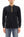 Buzz Rickson's Men's Vintage-Inspired Long-Sleeve Thermal Henley T-Shirt, 100% Cotton Waffle Knit, Three-Button Placket, Four-Needle Flatseams, Made in Japan (BR68130 119 Black)