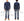 Buzz Rickson's Men's Vintage-Inspired Long-Sleeve Thermal Henley T-Shirt, 100% Cotton Waffle Knit, Three-Button Placket, Four-Needle Flatseams, Made in Japan (BR68130 128 Navy)