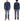 Buzz Rickson's Men's Vintage-Inspired Long-Sleeve Thermal Henley T-Shirt, 100% Cotton Waffle Knit, Three-Button Placket, Four-Needle Flatseams, Made in Japan (BR68130 128 Navy)