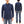 Buzz Rickson's Men's Vintage-Inspired Long-Sleeve Thermal Henley T-Shirt, 100% Cotton Waffle Knit, Three-Button Placket, Four-Needle Flatseams, Made in Japan (BR68130 128 Navy)