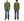 Buzz Rickson's Men's Vintage-Inspired Long-Sleeve Thermal Henley T-Shirt, 100% Cotton Waffle Knit, Three-Button Placket, Four-Needle Flatseams, Made in Japan (BR68130 149 Olive)