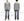 Buzz Rickson's Men's Vintage-Inspired Long-Sleeve Thermal Henley T-Shirt, 100% Cotton Waffle Knit, Three-Button Placket, Four-Needle Flatseams, Made in Japan (BR68130 113 Heather Gray)