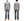 Buzz Rickson's Men's Vintage-Inspired Long-Sleeve Thermal Henley T-Shirt, 100% Cotton Waffle Knit, Three-Button Placket, Four-Needle Flatseams, Made in Japan (BR68130 113 Heather Gray)