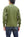 Buzz Rickson Waffle-Knit Thermal Henley T-Shirt Men's Long Sleeve Plain 3-Button Placket Heavyweight Thermal Tee BR68130 149 Olive