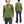 Buzz Rickson Waffle-Knit Thermal Henley T-Shirt Men's Long Sleeve Plain 3-Button Placket Heavyweight Thermal Tee BR68130 149 Olive