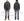 Buzz Rickson's Men's Plain Pullover Hoodie, Medium-Weight Brushed-Back Cotton Hooded Sweatshirt, Tubular Body, Made in Japan (BR68914 Faded Black)