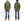 Buzz Rickson's Men's Plain Pullover Hoodie, Medium-Weight Brushed-Back Cotton Hooded Sweatshirt, Tubular Body, Made in Japan (BR68914 149 Olive)