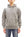 Buzz Rickson's Men's Plain Pullover Hoodie, Medium-Weight Brushed-Back Cotton Hooded Sweatshirt, Tubular Body, Made in Japan (BR68914 113 Heather Gray)