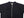 Buzz Rickson Cotton Jersey Zip-Up Top Men's WWII USAAF Type C-2 Style Front Zip Cardigan with Rib Panel BR69444 119 Black