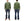 Buzz Rickson Cotton Jersey Zip-Up Top Men's WWII USAAF Type C-2 Style Front Zip Cardigan with Rib Panel BR69444 149 Olive
