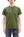 Buzz Rickson Men's Plain Short Sleeve Pocket T-Shirt, Made in USA, 6 oz. Ring-Spun Cotton Tubular-Knit Jersey Tee (BR78711 149 Olive)