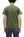 Buzz Rickson Men's Plain Short Sleeve Pocket T-Shirt, Made in USA, 6 oz. Ring-Spun Cotton Tubular-Knit Jersey Tee (BR78711 149 Olive)