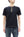 Buzz Rickson Henley T-Shirt Men's Short Sleeve Plain Loopwheeled Slub Yarn Tee BR79192 119 Black