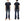 Buzz Rickson Henley T-Shirt Men's Short Sleeve Plain Loopwheeled Slub Yarn Tee BR79192 119 Black