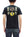 Buzz Rickson Men's Short Sleeve Loopwheeled Graphic Pocket T-Shirt - Jolly Rogers Military-Inspired Print - Made in USA (BR79711 119 Black)