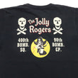 Load image into Gallery viewer, Buzz Rickson Men's Short Sleeve Loopwheeled Graphic Pocket T-Shirt - Jolly Rogers Military-Inspired Print - Made in USA (BR79711 119 Black)
