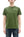 Buzz Rickson Men's Short Sleeve Loopwheeled Graphic Pocket T-Shirt - Jolly Rogers Military-Inspired Print - Made in USA (BR79711 149 Olive)