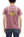 Buzz Rickson Men's Short Sleeve Loopwheeled Graphic Pocket T-Shirt - Jolly Rogers Military-Inspired Print - Made in USA (BR79711 170 Wine)