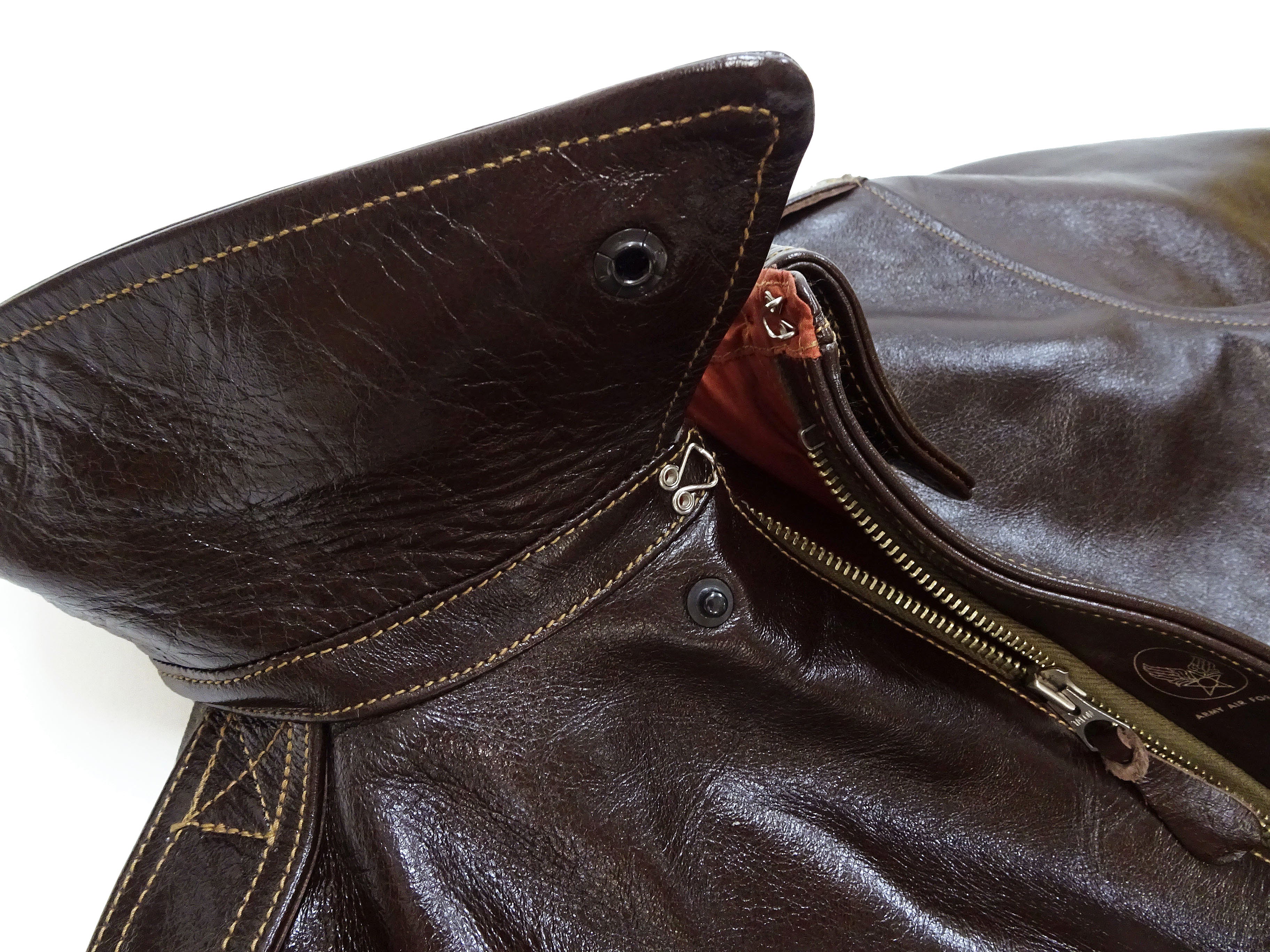 Buzz Rickson Jacket Men's A-2 Flight Jacket Plain A2 Aniline Leather B ...