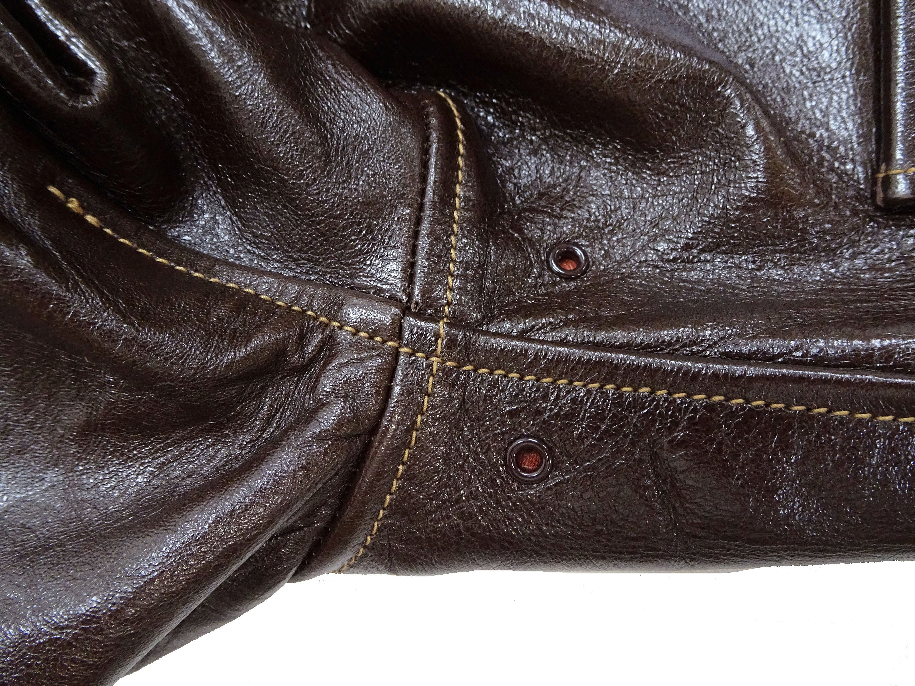 Buzz Rickson Jacket Men's A-2 Flight Jacket Plain A2 Aniline Leather B ...