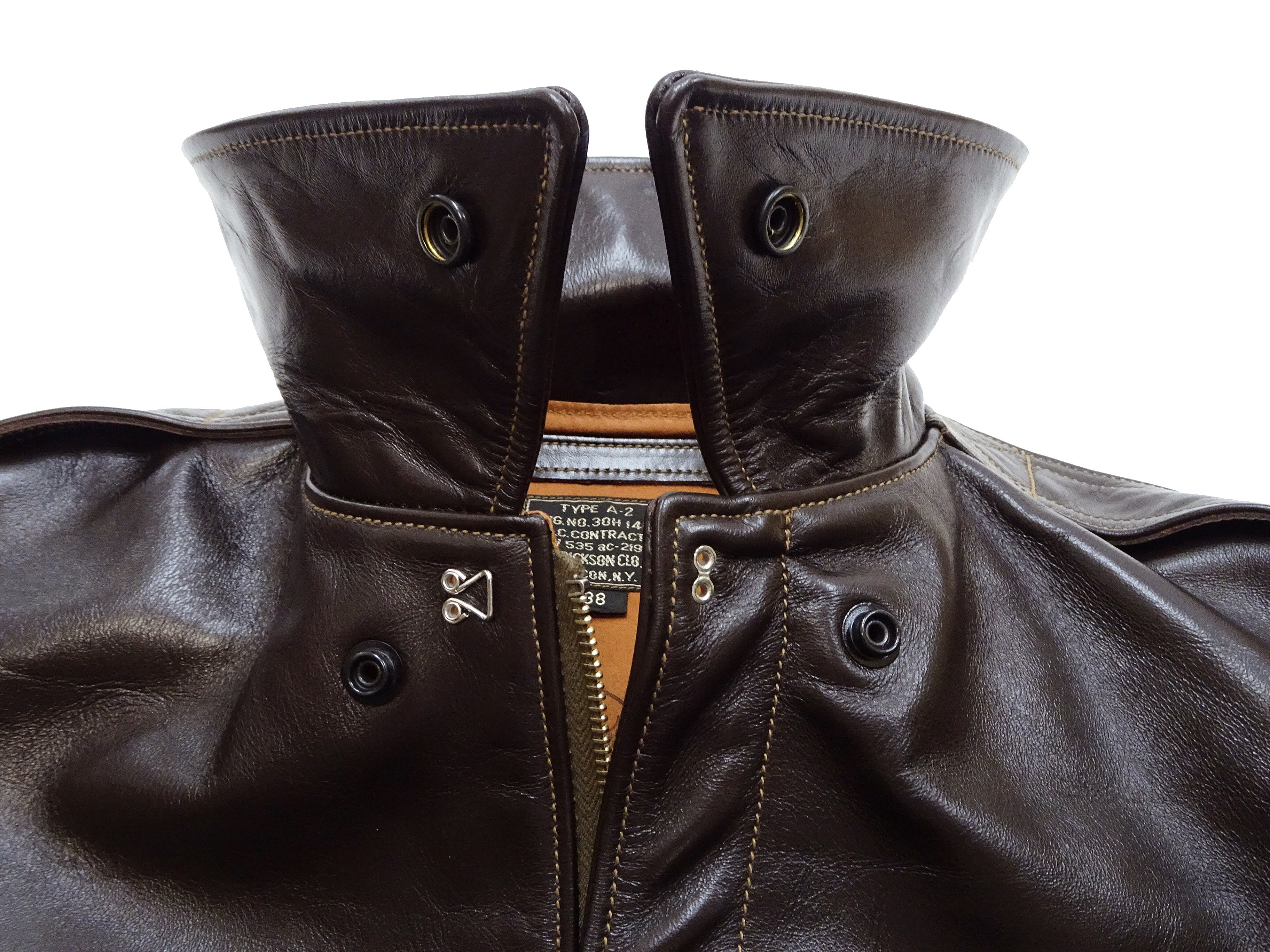 Buzz Rickson A-2 Flight Jacket Men's Reproduction of Aero Leather W535 ...