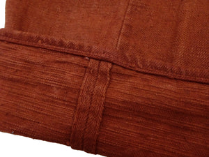 Studio D'Artisan D1913 Men's Amami Dorozome Mud-Dyed Jeans, 15 oz. Japanese Brown Denim Woven on a Vintage Toyoda GL3 Loom, Regular Straight Fit, Button Fly (SDA D1913 Brown)