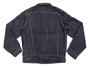 Studio D'artisan Denim Jacket 101-J Men's Reissue Lee Rider 101J Jean Jacket D4557 One-Wash Indigo Denim
