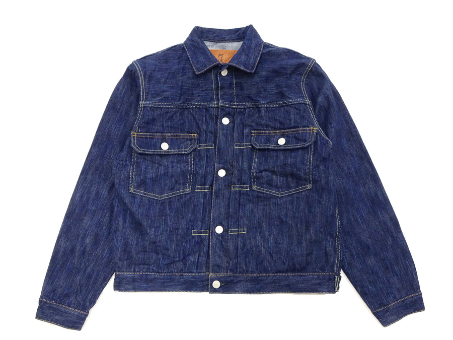 Studio D'artisan Denim Jacket Men's Type 2 Japanese Natural Indigo Dyed Jean Jacket D4563 One-Wash