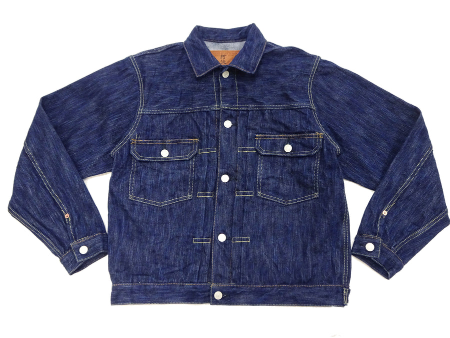 Studio D'artisan Denim Jacket Men's Type 2 Japanese Natural Indigo Dyed Jean Jacket D4563 One-Wash