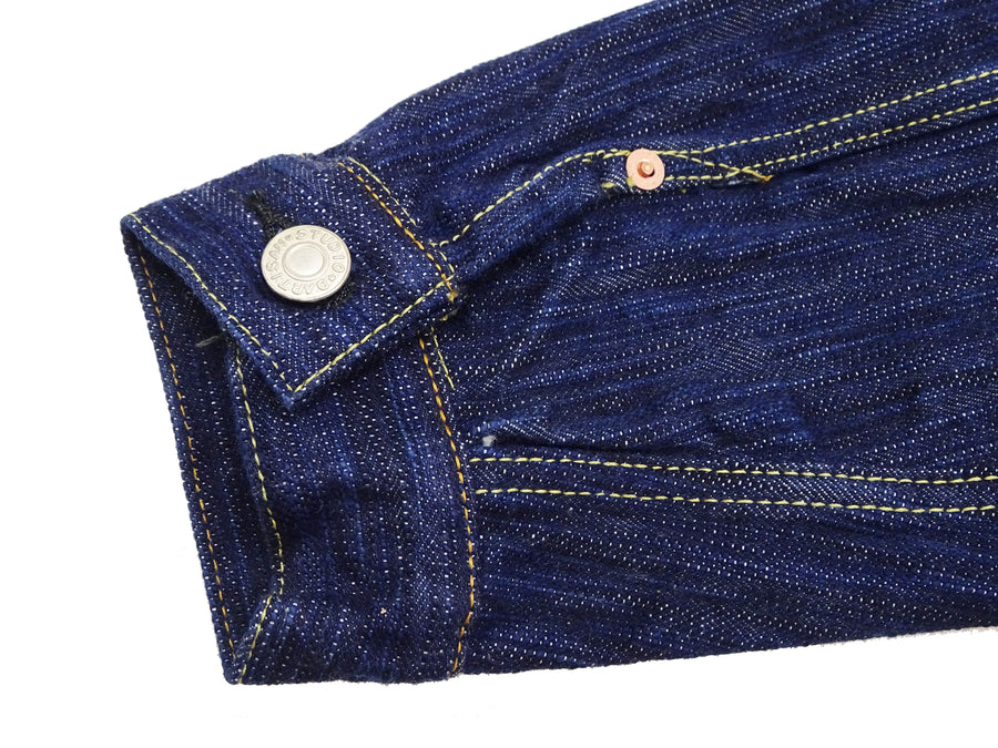 Studio D'artisan Denim Jacket Men's Type 2 Japanese Natural Indigo Dyed Jean Jacket D4563 One-Wash