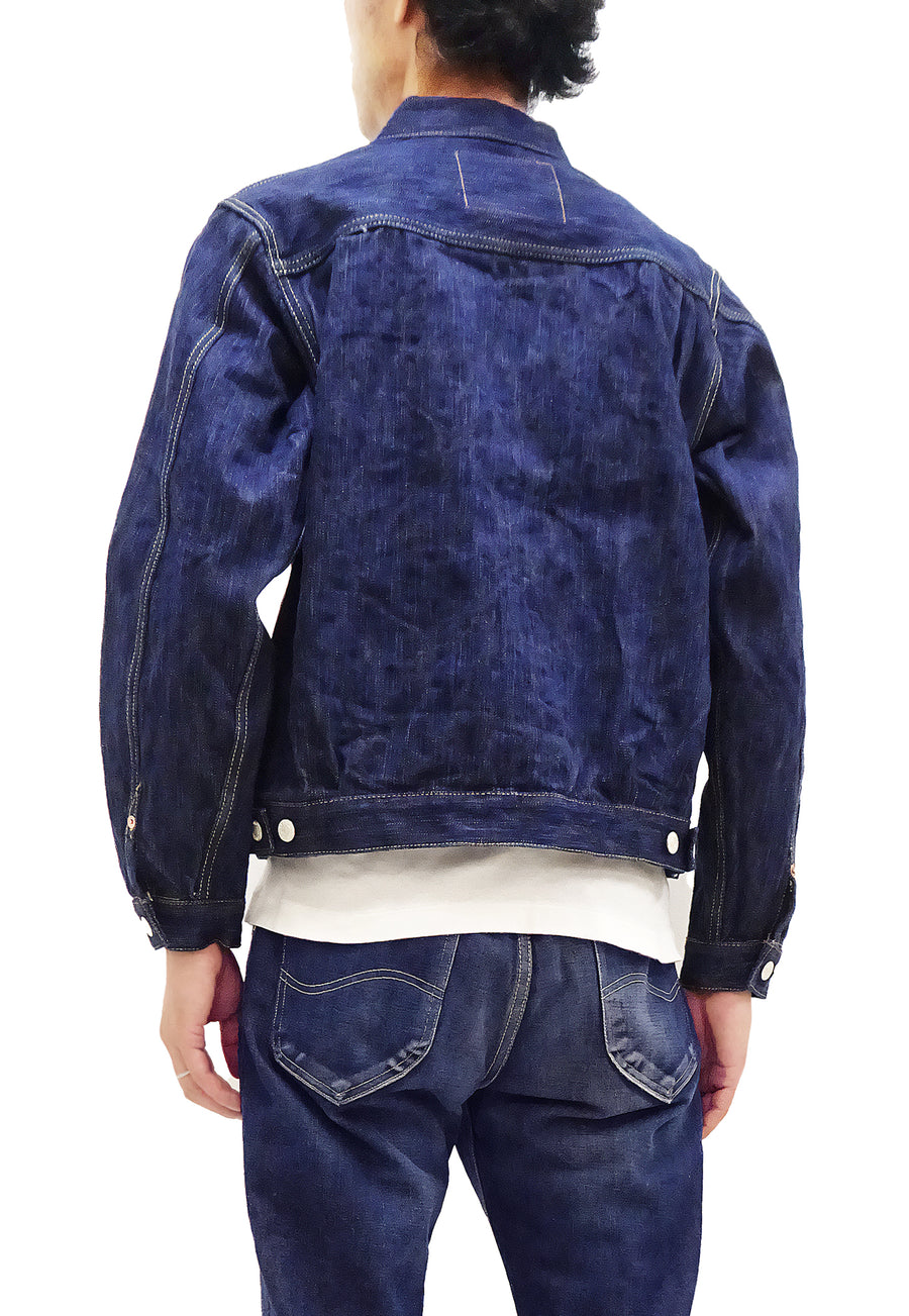 Studio D'artisan Denim Jacket Men's Type 2 Japanese Natural Indigo Dyed Jean Jacket D4563 One-Wash