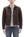 Studio D'Artisan Men's Amami Dorozome Mud-Dyed Denim Jacket, 15 oz. Brown Denim Woven on a Vintage Toyoda GL-3 Loom, Made in Japan (SDA D4631, Dark Brown)