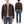 Studio D'Artisan Men's Amami Dorozome Mud-Dyed Denim Jacket, 15 oz. Brown Denim Woven on a Vintage Toyoda GL-3 Loom, Made in Japan (SDA D4631, Dark Brown)