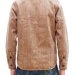 Load image into Gallery viewer, Studio D'artisan Men's 13 oz Kakishibu Persimmon-Dyed Denim Work Shirt, Made in Japan Heavyweight Long Sleeve Earth-Tone shirt (SDA D5732 Reddish-Brown)
