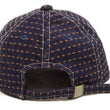 Load image into Gallery viewer, Studio D'Artisan Men's Indigo Denim Baseball Cap with Persimmon-Dyed Sashiko Stitching, Non-Mesh, Pre-Curved Visor, Adjustable Strapback - Made in Japan (SDA D7578)

