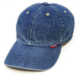 Load image into Gallery viewer, Studio D'artisan Men's Faded Denim Baseball Cap, 100% Cotton All-Denim Six-Panel Strapback Hat, Pre-Curved Brim - Made in Japan (SDA D7583UR)
