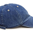 Load image into Gallery viewer, Studio D'artisan Men's Faded Denim Baseball Cap, 100% Cotton All-Denim Six-Panel Strapback Hat, Pre-Curved Brim - Made in Japan (SDA D7583UR)
