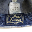 Load image into Gallery viewer, Studio D'artisan Men's Faded Denim Baseball Cap, 100% Cotton All-Denim Six-Panel Strapback Hat, Pre-Curved Brim - Made in Japan (SDA D7583UR)
