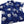 Load image into Gallery viewer, Duke Kahanamoku Cotton Hawaiian Shirt Men&#39;s 1950s Duke&#39;s Pineapple Print Reproduction Short-Sleeve Indigo Aloha Shirt DK39045 128 Navy-Blue
