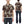 Duke Kahanamoku Hawaiian Shirt Men's 1950s Duke's Shell Reproduction Short-Sleeve Aloha Shirt DK39450 138 Brown