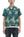 Duke Kahanamoku Hawaiian Shirt Men's 1950s Duke's Shell Reproduction Short-Sleeve Aloha Shirt DK39450 145 Green