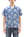 Duke Kahanamoku by Toyo Enterprises Men's Short Sleeve Hawaiian Shirt - Duke's Pineapple Light Indigo Cotton Aloha Shirt - Made in Japan (DK39641 125 Soft Blue)