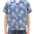 Load image into Gallery viewer, Duke Kahanamoku by Toyo Enterprises Men's Short Sleeve Hawaiian Shirt - Duke's Pineapple Light Indigo Cotton Aloha Shirt - Made in Japan (DK39641 125 Soft Blue)
